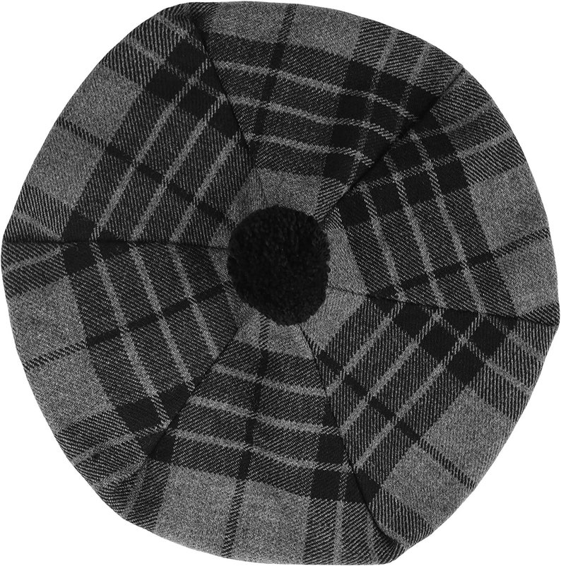 Cappello Scozzese Tam O' Shatner - Lana Acrilica, Pom Pom, Taglia Unica, Tartan Vari - Foto 6