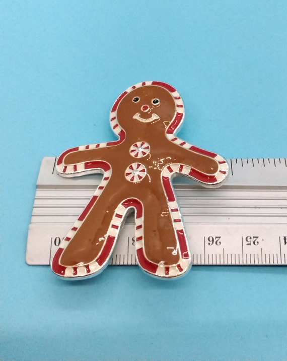 Jewelry, Brooch/Pendant, Gingerbread Man, Christm… - image 5
