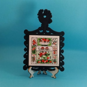 Mur de galerie, dessous de plat, plaque chauffante, fonte, carreaux de porcelaine, décor de coq rouge, décoration murale, Japon, Lego, autocollant aluminium, années 1970 occasion, vintage