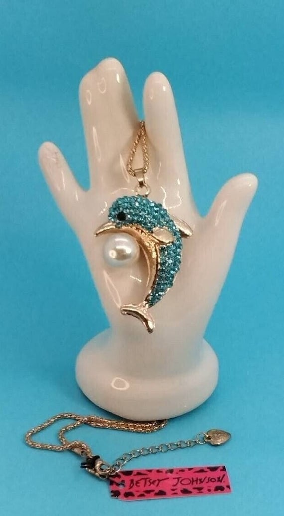 Jewerly, Necklace, Dolphin Pendant, Blue Dolphin, 