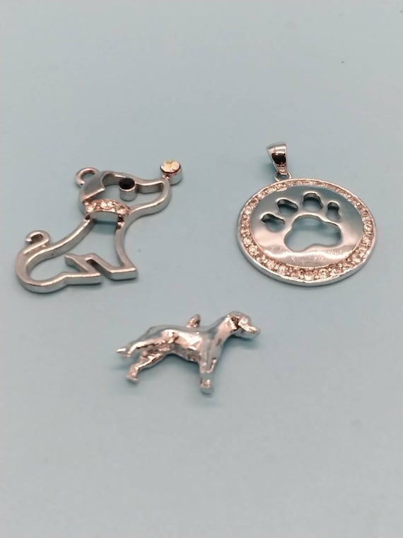 Dog themed jewelry sterling best sale silver