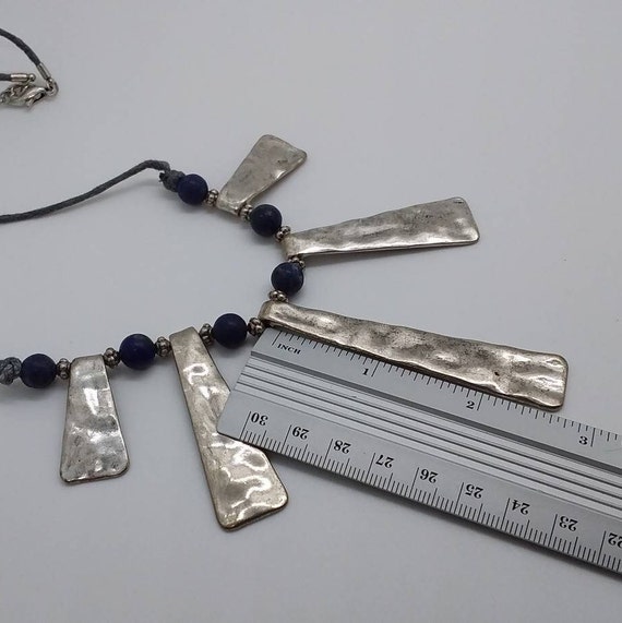 Jewelry, Necklace, Bib Necklace, Liquid Steel, Ha… - image 6