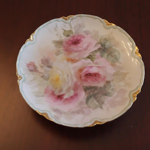 Handbemalte Haviland 15 cm Sockel Servierplatte