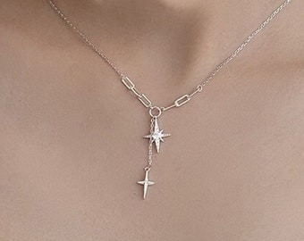 Four Star Necklace - Etsy