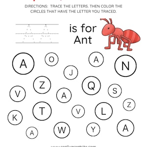 Hojas de trabajo imprimibles para encontrar las letras del alfabeto