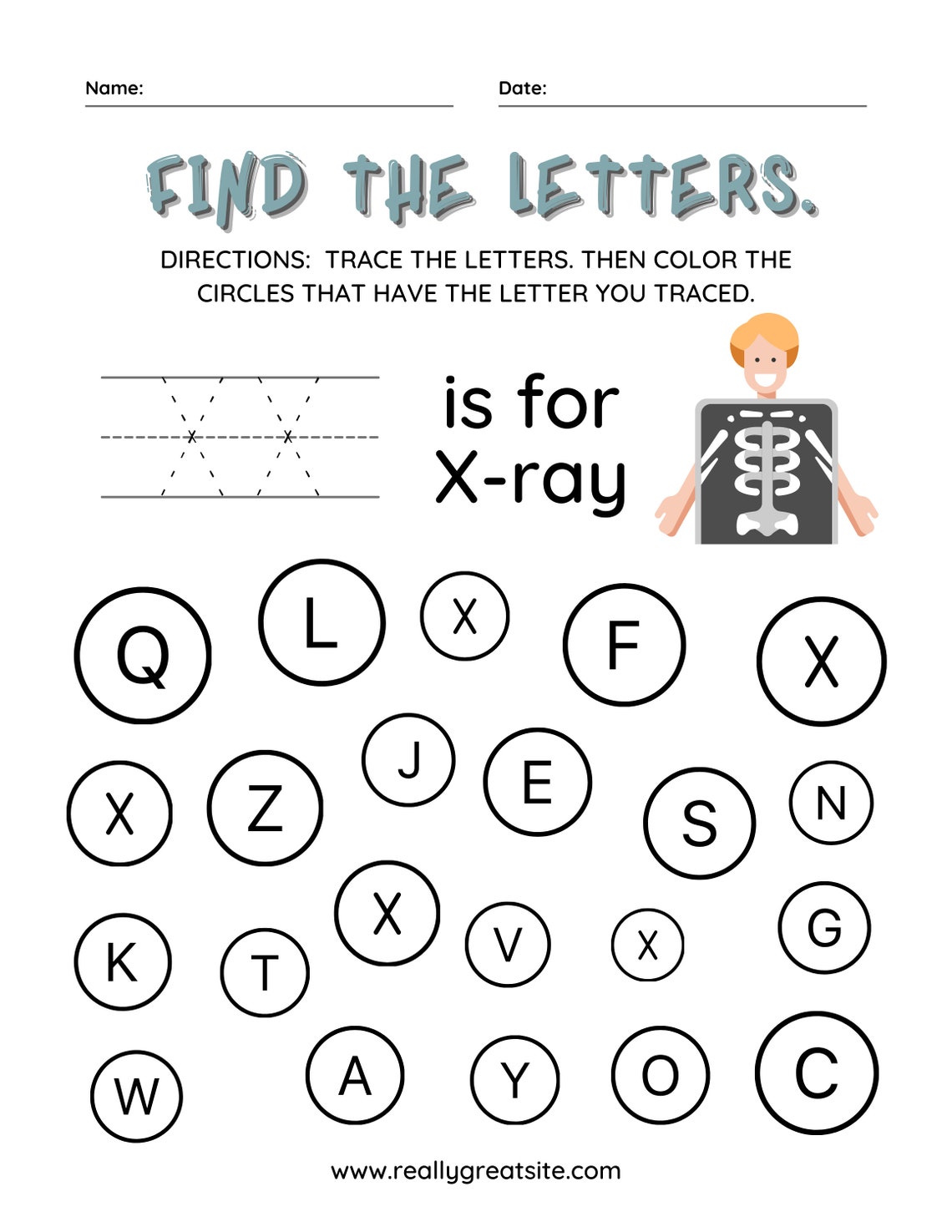 Alphabet Find the Letter Printable Worksheets - Etsy