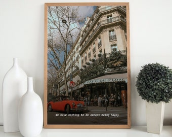 Vintage Paris prints |  Paris Wall Art | Paris printable |  Digital Download |  Paris Vintage Photo | Digital Art Print | Paris Poster