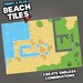 Printable Dungeon Tiles - Design Your Own Beach Adventure for Dnd ...