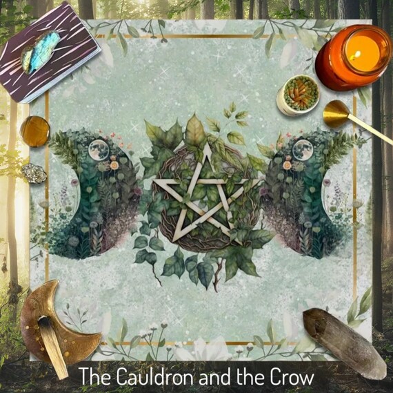 Triple Moon Altar Cloth