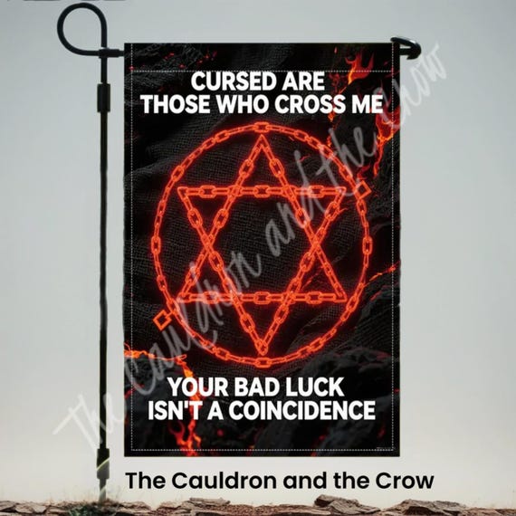 Cursed Bloodline Pagan Garden Flag