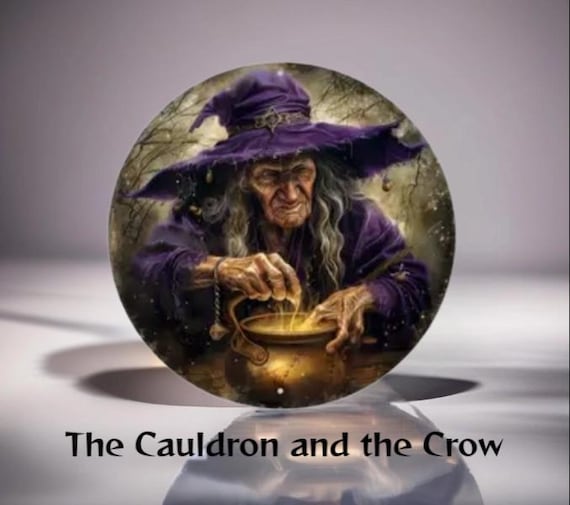The Crone Metal Sign for Altar, Shrine, Garden or Home Decor