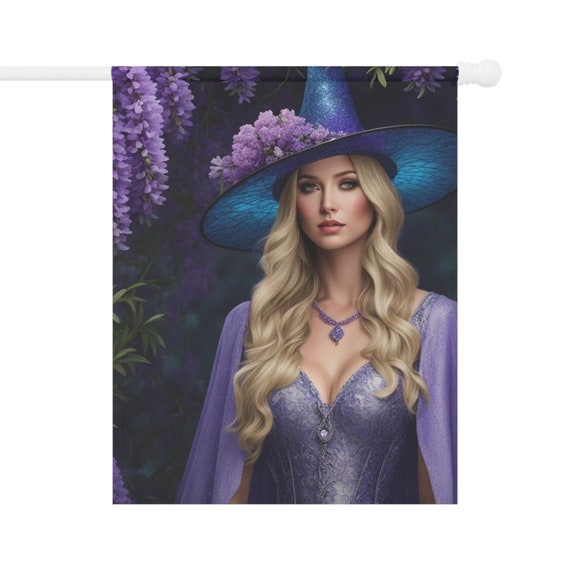 Wisteria Witch Garden & House Flag