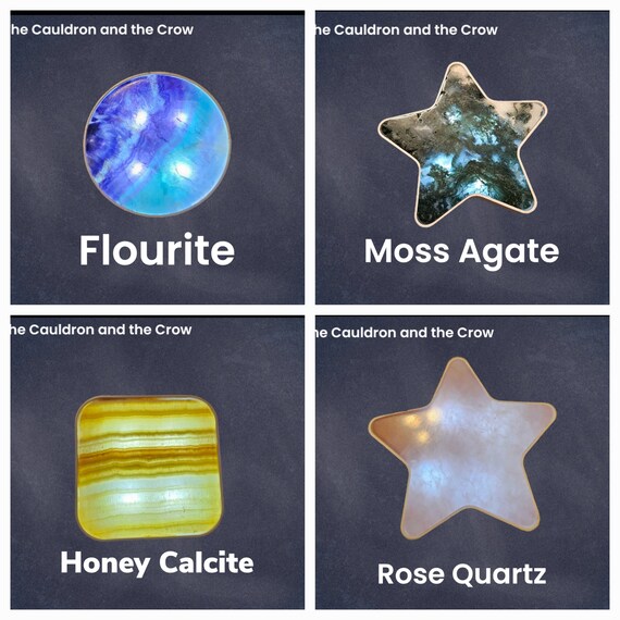 Crystal Night Lights for home, office, bathroom, children's bedroom