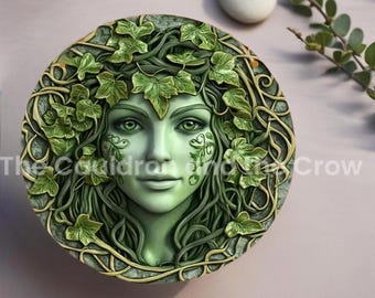 Mother Nature Metal Sign for Altar, Shrine, Garden or Home Decor