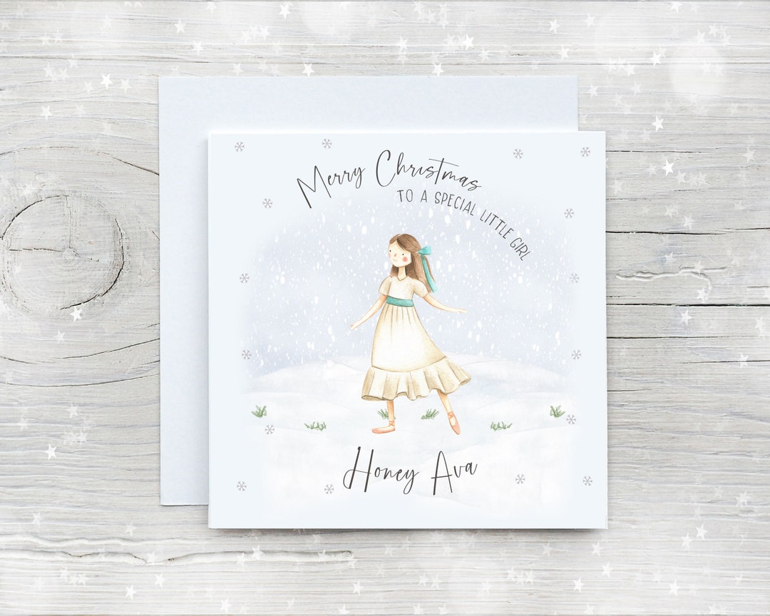 Girls Christmas Card | Christmas Card for Daughter Sister Granddaughter ...