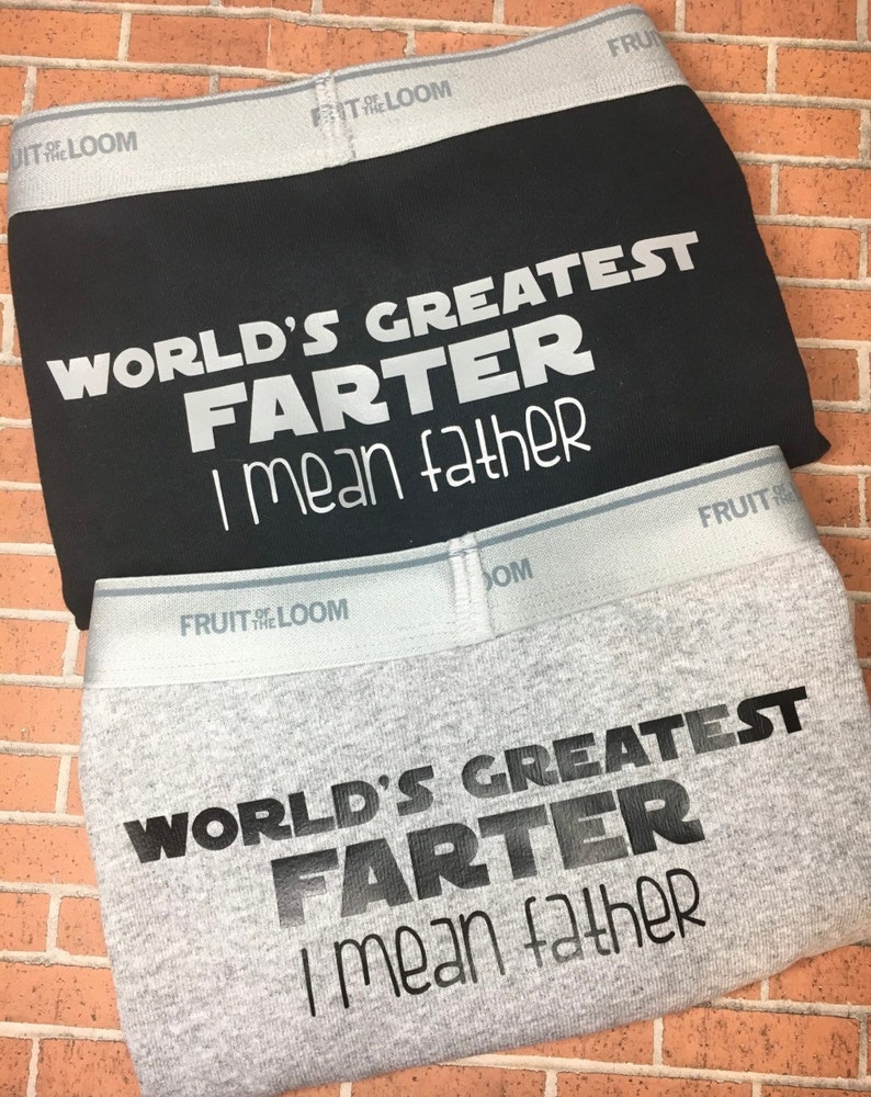 Worlds Greatest Father, I Mean Farter Boxer Briefs Gift for Dad, Christmas Gift for Dad Etsy