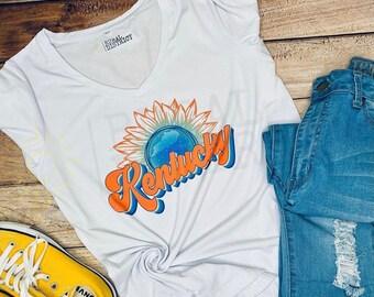 Kentucky Sunflower T-shirt ~bluegrass state T-shirt~gifts under 20~unique Kentucky gift