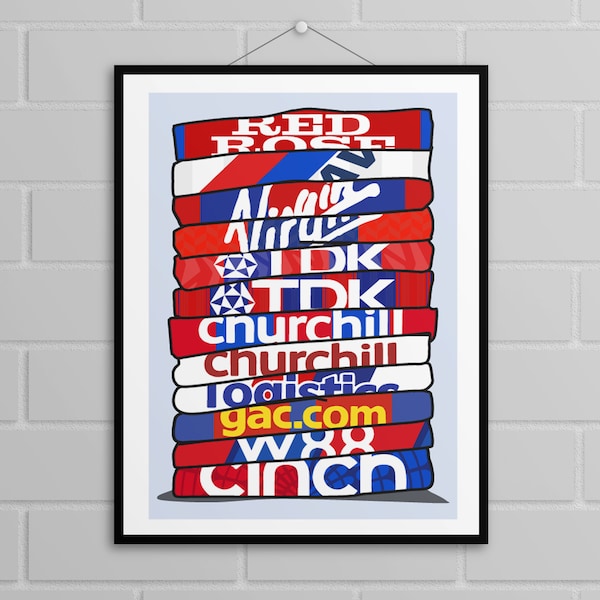 Crystal Palace - Shirt Stack Print Unframed