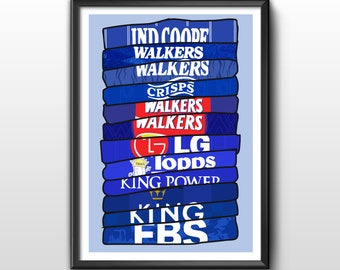 PERSONALISED  LEICESTER CITY     NO1   FAN  FOOTBALL Vintage  Metal Wall Sign