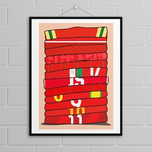 Wales - Shirt Stack Print Unframed