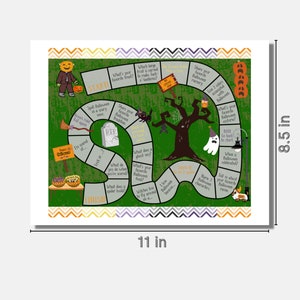 Printable Halloween Board Game for Kids / Halloween School Activity for ...