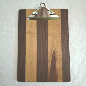 Handmade Wooden Clipboards for Office, School, Manufacturing, Medical, and Sales Professionals in Walnut, Cedar, Maple, Mahoghany, Cherry