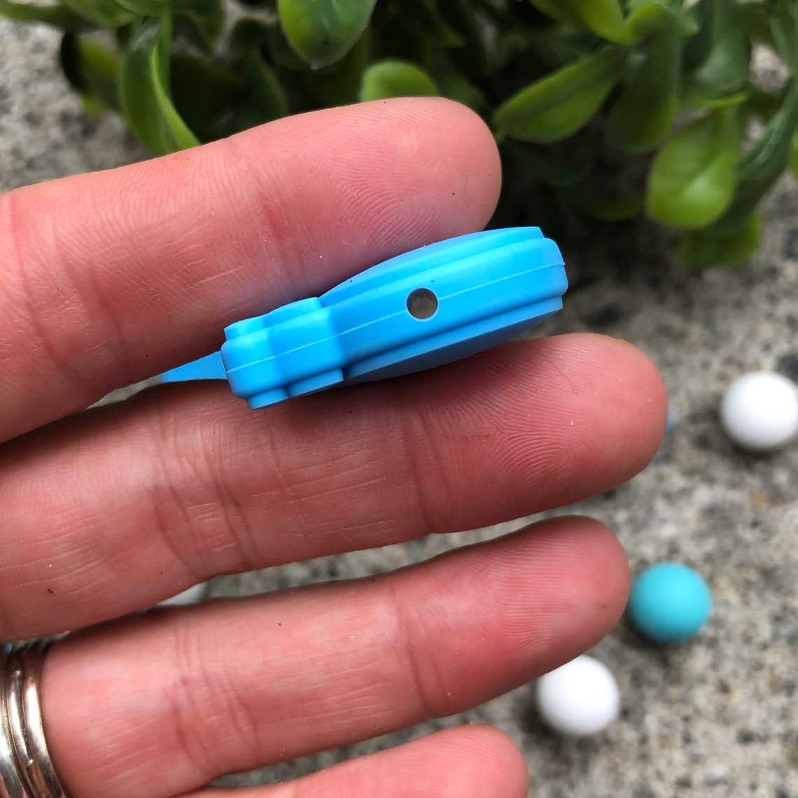 Blue Whale Silicone Focal Beads Focal Beads Beadable Pen - Etsy