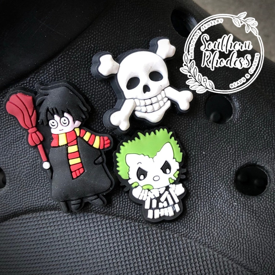 Halloween Croc Jibbitz Halloween Charms Scary Skulls Etsy