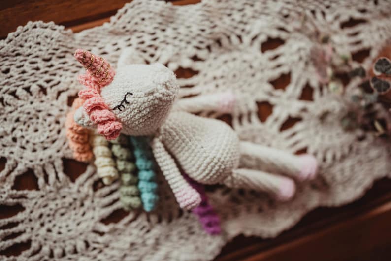 Charlotte the unicorn crochet amigurumi pattern, crochet pattern, amigurumi image 2