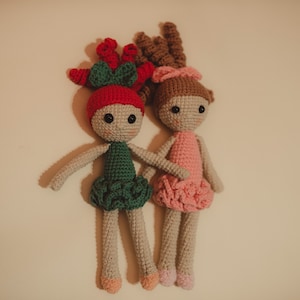 Pop haakpatroon, ballerina haakpatroon, amigurumi patroon, verstopt patroon, speelgoedpatroon, tutorial