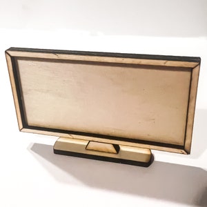 1:12 scale miniature tv SVG digital download | Glowforge laser cutter svg | dollhouse furniture cut file | mini tv | dollhouse tv | svg file