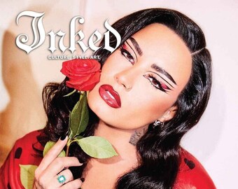 Inked Magazine July 2022 Demi Lovato