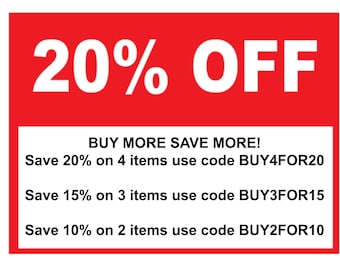 Magazine Discount Codes for multiple purchases. Up to 20% off - (DON'T buy this listing, just use discount codes)