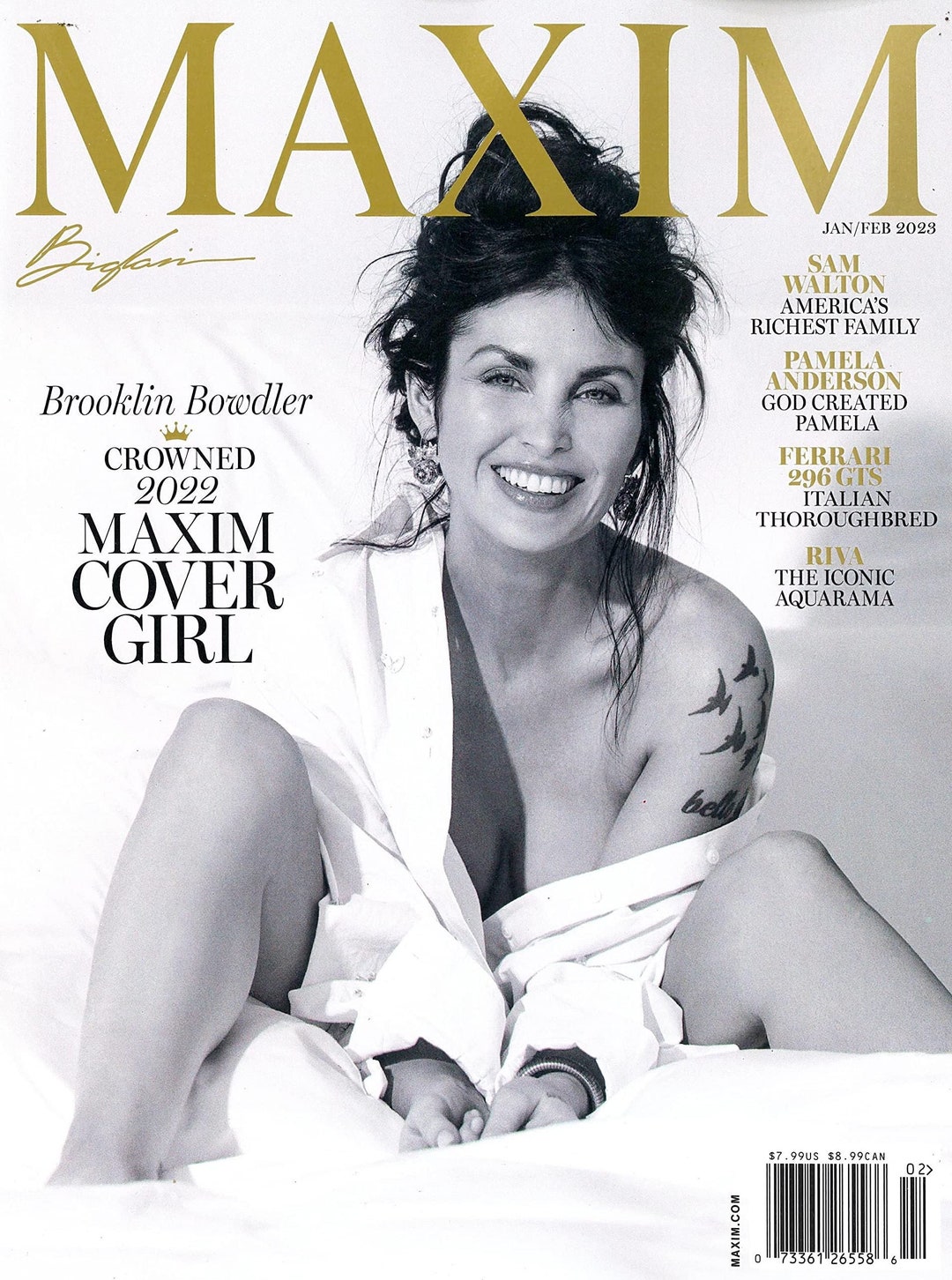 Maxim Magazine January February 2023 Brooklin Bowdler - Etsy