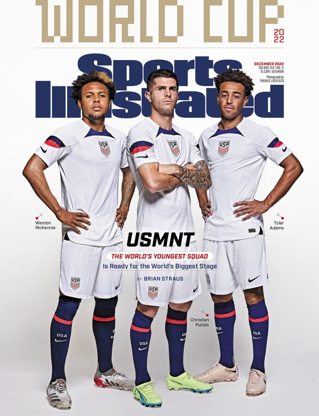 Sports Illustrated Magazine December 2022 Soccer World Cup USMNT