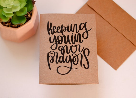 You Are In Our Prayers, Sympathy Greeting Card You Are In Our Prayers, Sympathy Greeting Card