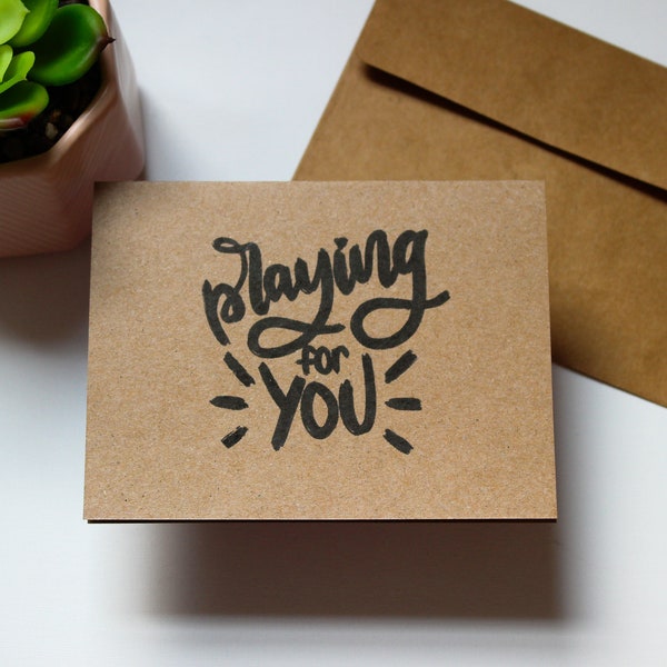 Kraft Paper Praying for You Notecard Set with Envelopes - Pack of 6 Blank Greeting Cards - Praying for You Cards