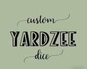 Custom Yardzee Set