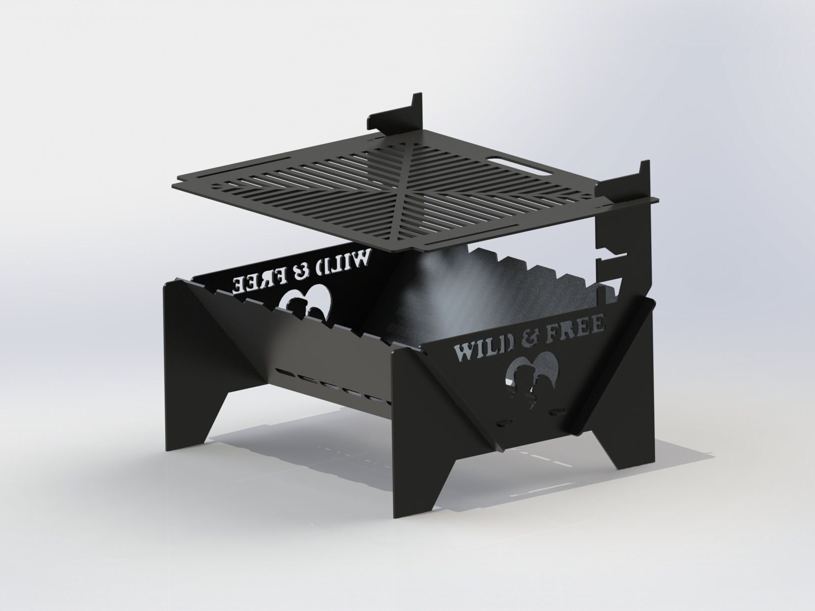 Fire Pit Dxf Files,fire Pit Portable,diy Fire Pit, BBQ Dxf Files for