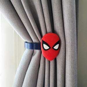 One Pair Marvel Comic Book Cover Curtain Tie-Backs with Pennant Shapes 