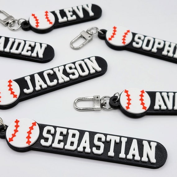 DIY BASEBALL BAT KEYCHAIN 