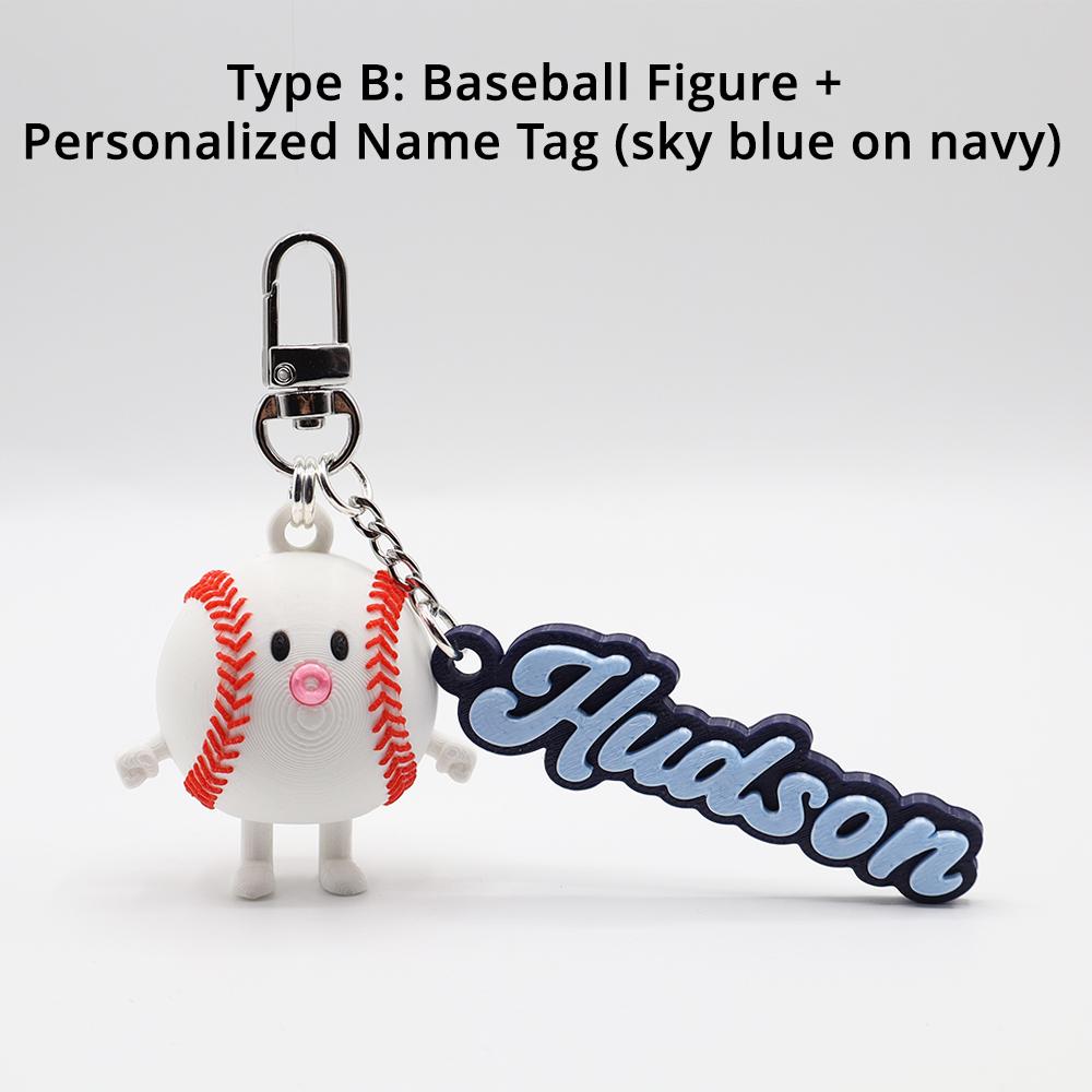Personalisierter Baseball Schlüsselanhänger – Mit Holzschläger (gravierbar), PVC Ball & Handschuh, Geschenk Für Fans Personalisierter Baseball Schlüsselanhänger – Mit Holzschläger (gravierbar), PVC Ball & Handschuh, Geschenk Für Fans