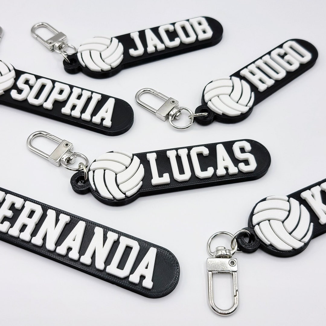Volleyball Keychain for Car Keys, Volleyball Gifts for Team