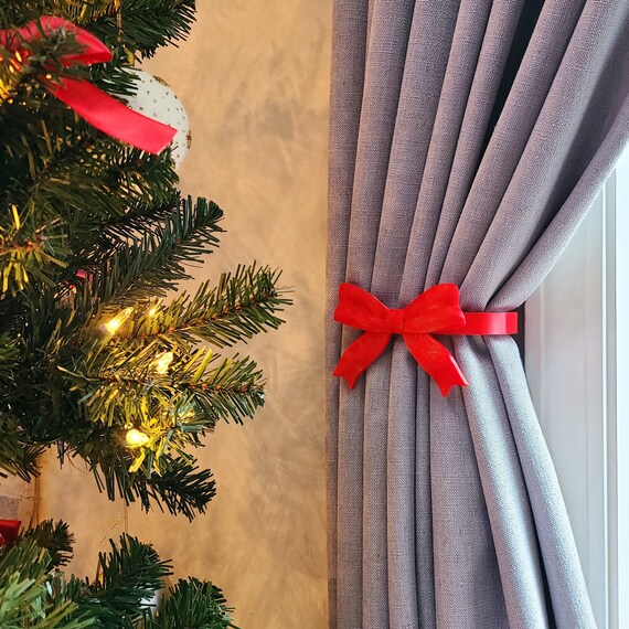 Sujetadores para cortinas navideños sale