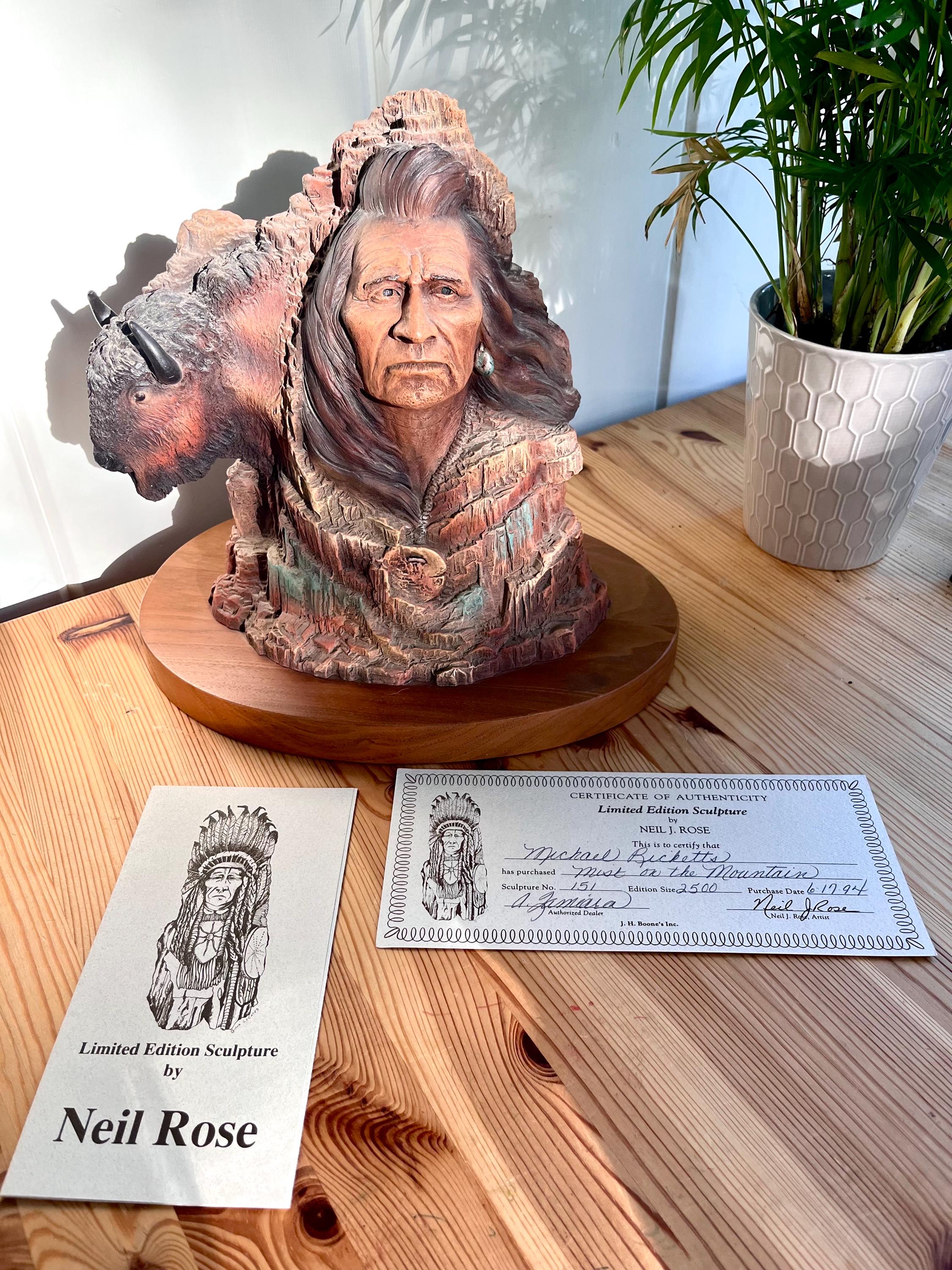 Neal J Rose ネイティブアメリカン　木彫りアートワーク Neal J Rose ネイティブアメリカン 木彫りアートワーク最 安