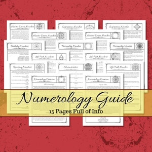 Numerologiegids Grimoire-pagina's