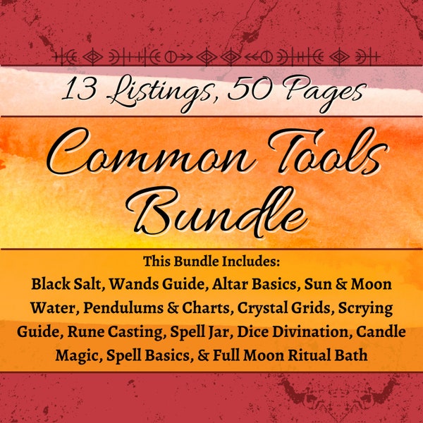 Witchcraft Tools (Bundle)