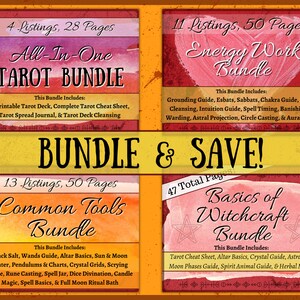 Spell Basics Cheat Sheet Kit. Printable Wicca Downloadable Grimoire - Etsy