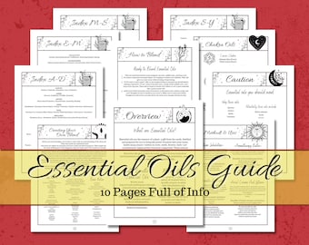Essential Oils Guide