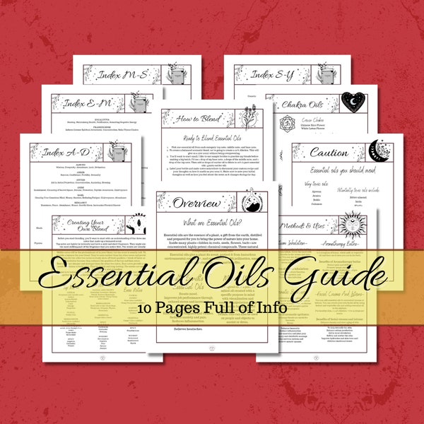 Essential Oils Guide